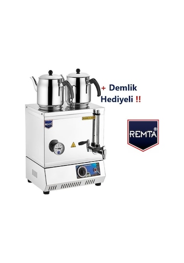 Remta 30 Model Elektrikli Çay Kazanı 23Lt (Pleytsiz)-Demlik Dahil