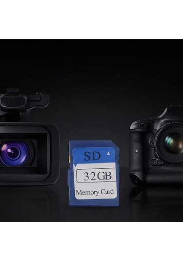 Tongxida Kamera Ve Kameralar İçin 32gb Hızlı Sd Kart - Full Hd Video Ve Hareketli Konular İçin Dayanıklı Mavi Sd109