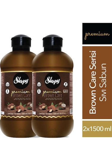 Sleepy Premium Brown Care Serisi Sıvı Sabun 2x1500 ML