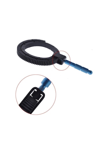 Dslr Kamera Focus Ring Ayarlı Takip Odak Halkası Alüminyum Zoom D