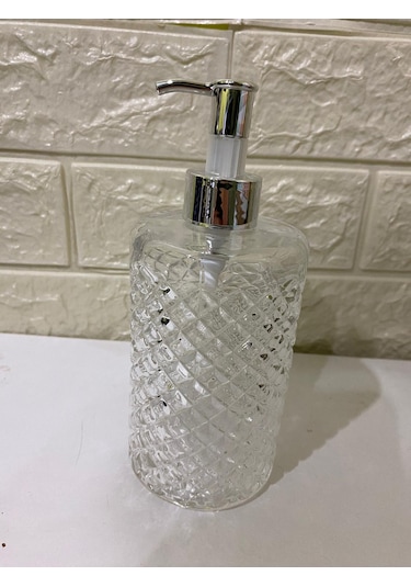 500 Ml Cam Sabunluk Cam Premium Sıvı Sabunluk