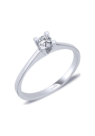 Lova 0,21 Karat Pırlanta Tektaş Yüzük - 1030181