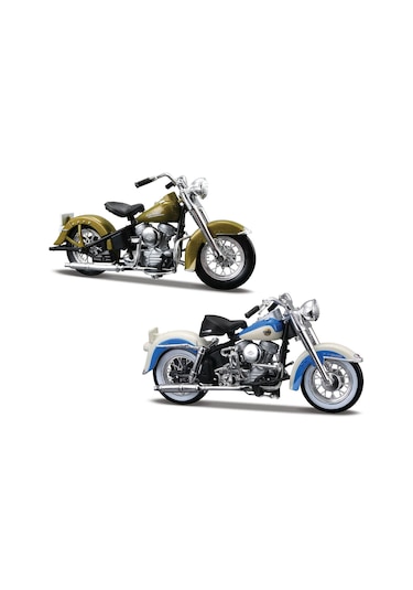1/18 Harley-davidson İkili Motorlar 50'ler
