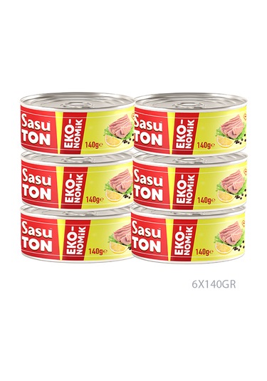 Sasu Ekonomik Ton Balığı 6x140gr