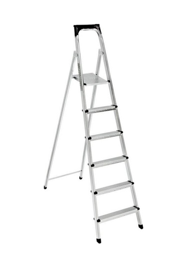 Asvera - 5+1 Basamaklı Profil Merdiven - 5 Basamaklı Ev, Bahçe Ve İş Yeri Kullanımına Uygun