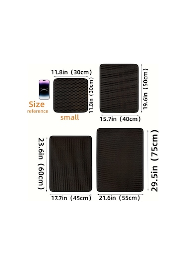 Moveevo Çift Katmanlı Su Geçirmez Petek Desenli Temizlik