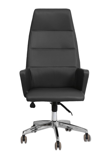 Hunt Mobilya Vaga Krem Deri Ofis Yönetici Koltuğu Siyah