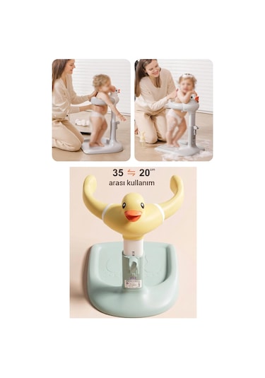 Wellgro Holdme Bebek Banyo Duş Standı Yeşil