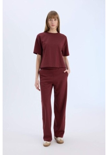 DeFacto Wide Leg Geniş Paça Eşofman Altı Beli Lastikli Cepli Basic Düz Bordo D3759AX25SPBR52 Bordo DeFacto Wide Leg Geniş Paça Eşofman Altı Beli Lastikli Cepli Basic Düz Bordo D3759AX25SPBR52 Bordo