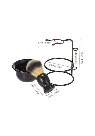 Tıraş Fırçası Standı Ve Kase Seti