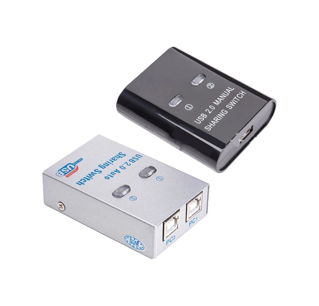 Sones Sw68 2'si 1 Arada Switcher Usb Manuel Baskı Paylaşım Cihazı, Renk: Siyah