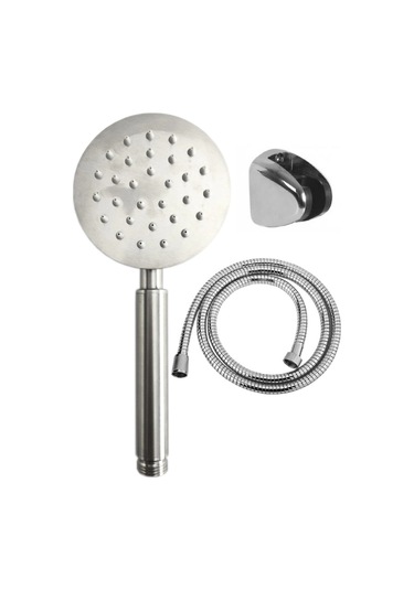 Lite Paslanmaz Duş Başlığı + Duş Hortumu + Mafsal Duş Takımı Duş Seti Duş Seti Plastik Tr İthalatçı Diğer