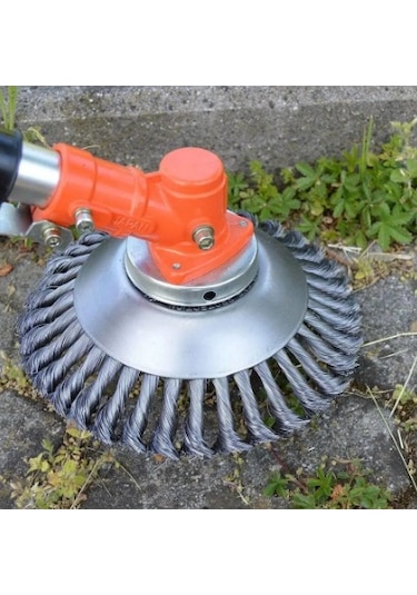 escpowertools Tırpan Başlığı Kıyı Temizleme Çelik Telli Universal