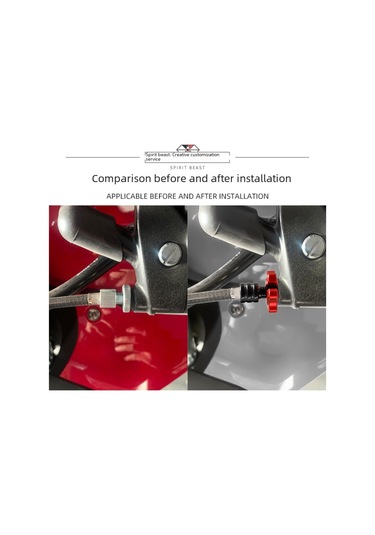 Bir Kırmızı Ve Bir Siyah M8 Debriyaj Hattı Ayar Vidası L2, Üniversal