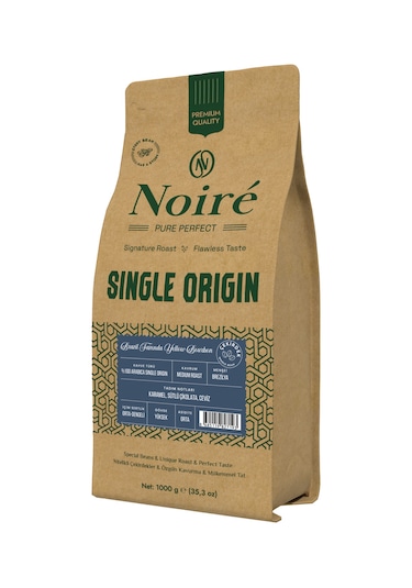 Noire Brezilya Fazenda Yellow Bourbon 1000g %100 Arabica Single Origin Çekirdek