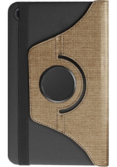 Samsung Uyumlu Galaxy Tab A T510/T515/T517 Kılıf Fabric 360 Derece Döner
