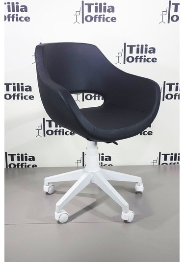 Monaco Çalışma Kesim Çocuk Koltuğu Beyaz Ayak Siyah