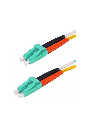 Alfafonet Lc/pc-lc/pc Multimode Om3 Dupleks 5 Metre Fiber Patch Cord