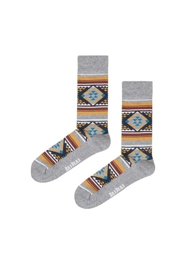 Bad Bear 19.02.02.014-c19 Carpet Tall Erkek Çorap Gri Melanj