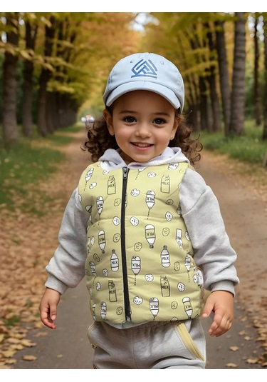 Murat Baby-corgikids Yastıklı Sıcak Yelek Demi-sezon 436971807 Gri