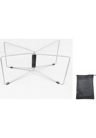 Homyl Katlanabilir Soğutucu Standı Evrensel Su Kabı Gümüş Gümüş