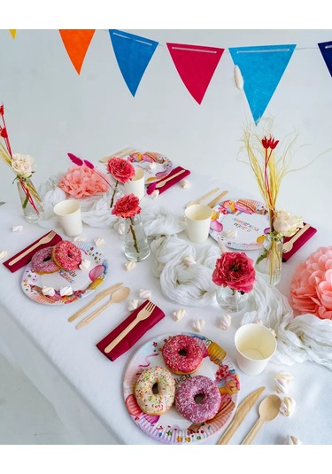 Albeta Hazırlık İçin Tek Kullanımlık Kağıt Tabaklar 50 Adet, 23 Cm 189611982 100 adet