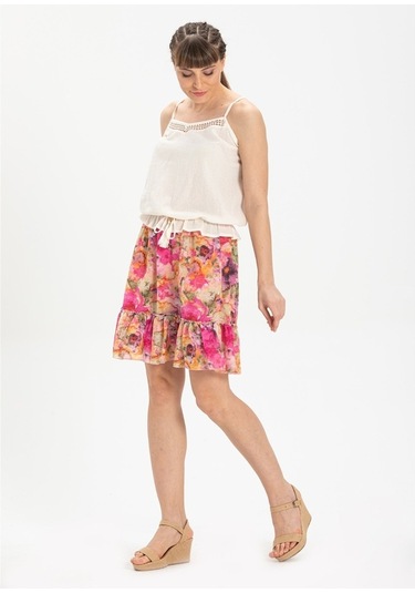 Vual Nesrin Kısa Etek Pembe Pmb