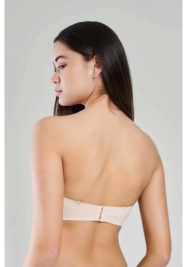 103 Yeni İnci Lazer Bonding Sütyen Bazlensiz Kadın Ekru