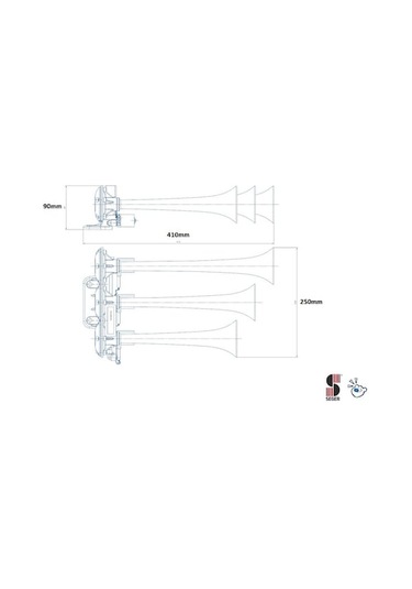 Seger 86Eh 12 Volt Arap Saydırmalı Korna ( Dali Dali Korna )