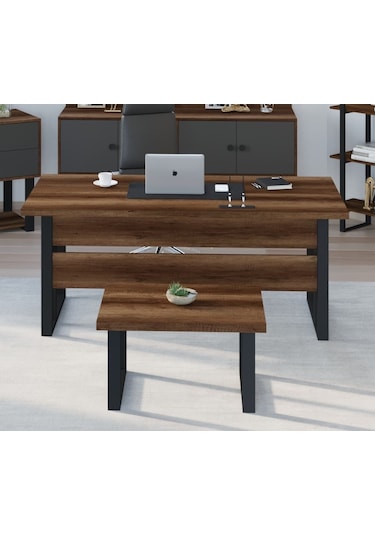 Robinhome Grand Metal Ayaklı Barok Ofis Sehpası