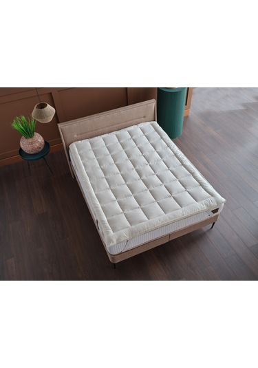 Doqu Home Pamuk Yatak Pedi 150x200cm Ekru