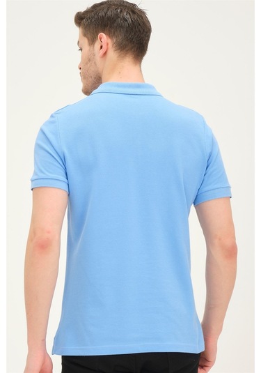 T8561 Dewberry Erkek Tshırt-açık Mavi Açık Mavi