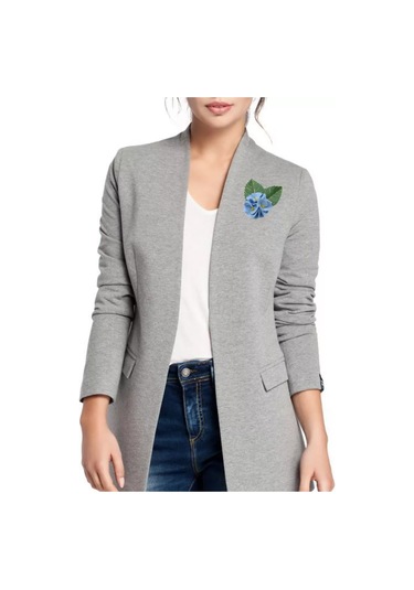 Clayfairy Ortanca Çiçeği Broş" 237562692 Açık Mavi