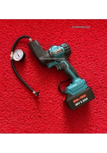 Ecl Pro Akülü Set Matkap Mini Kompresör Taşlama Akülü Testere 25pcs 6/1