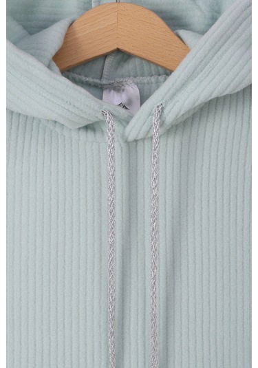 Monox Kız Çocuk Sim İpli Fitilli Polar Takım Yeşil