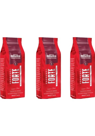 Caffe Mauro Espresso Forte Çekirdek Kahve 1 Kg X 3 Paket Çekirdek Kahve
