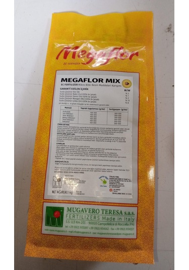 Megaflor Mix 1 Kg Mikro Bitki Besin Maddeleri Karışımı Edta Şelatlı 1 kg