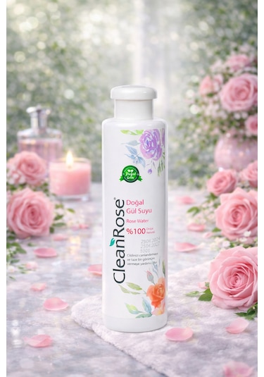 Clean Rose Cleanrose Doğal Gül Suyu %100 Natural 390 Ml