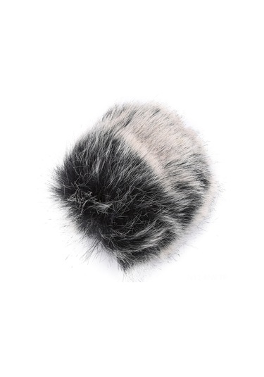 Moveevo Sg 108 Mikrofon İçin Orta Boy Yapay Kürk Rüzgar Engeli - Dışarıdaki Gürültüyü Azaltır, Net Kayıt Sağlar