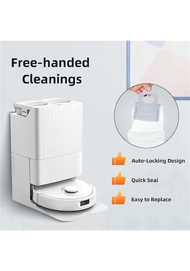 Crackedice Roborock Q Revo,q Revo S,qrevo Pro, Qrevo Maxv İçin 18 Adet Toz Torbası