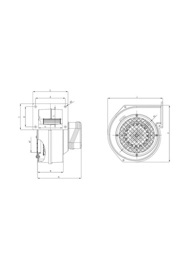Bvn Bahçıvan Bdrs 160-60 Metal Gövdeli Öne Eğimli Radyal Salyango