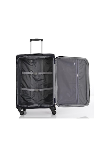 Mçs Lüx Kumaş Valiz V116 55 Cm Lacivert