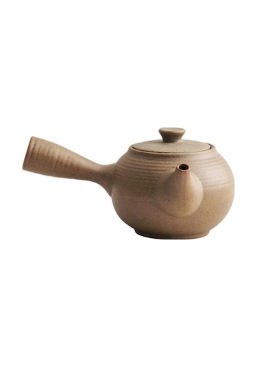 Ulzyvf Yaki Tokoname Tarafı Sevgilisi Klasik Kili Japon Isıtıcısı, Evde Çay Keyfi İçin Pratik Filtreli Çaydanlık, Altın Renkli ALtın