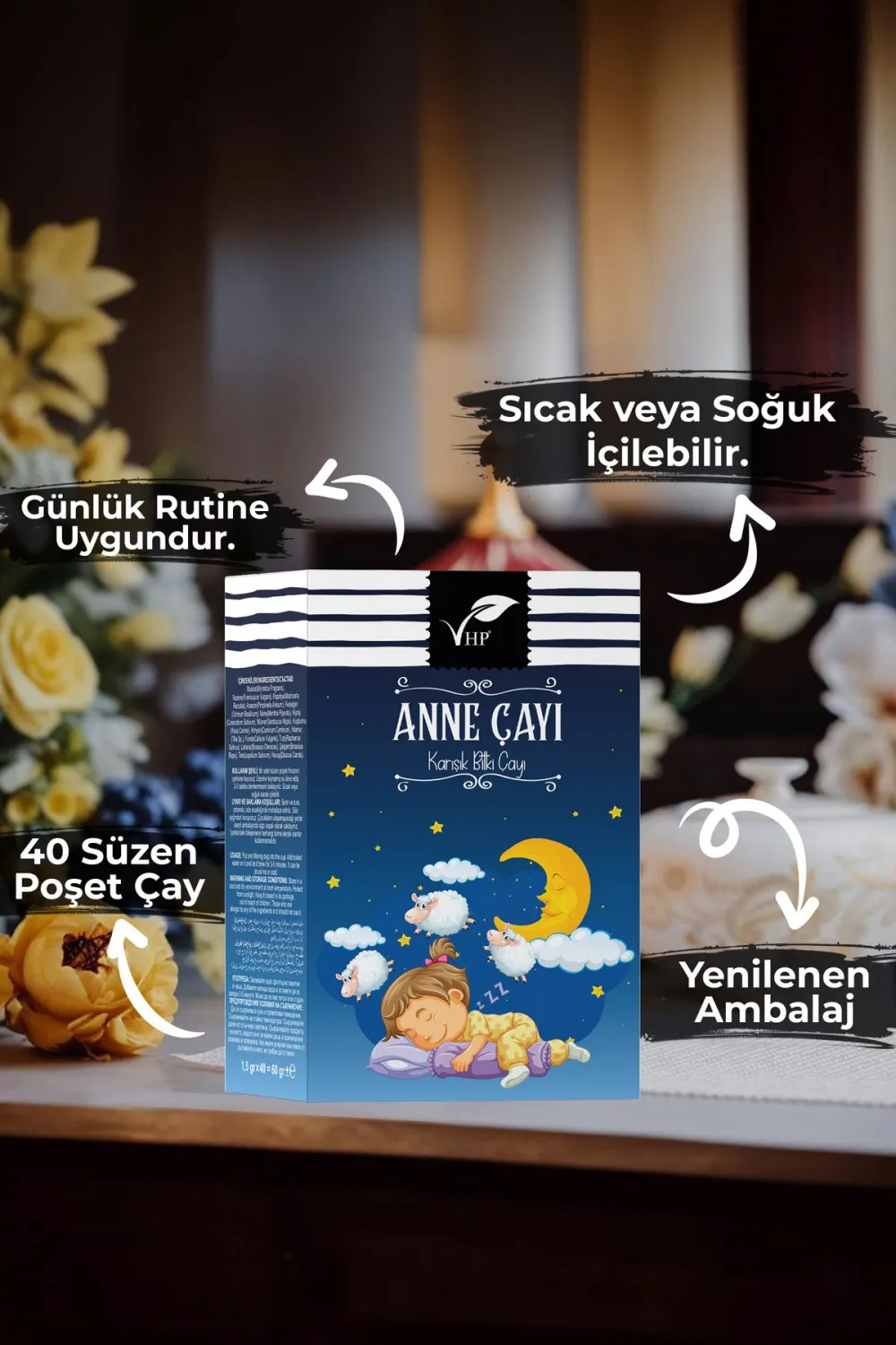 Vhp Anne Çayı Poşet Çay 40 Lı 60 Gr