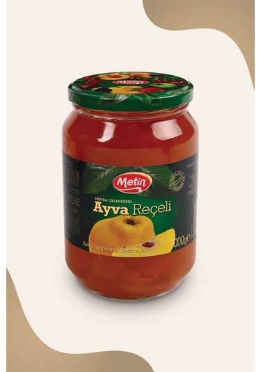 Metin Ayva Reçeli Cam 1 KG