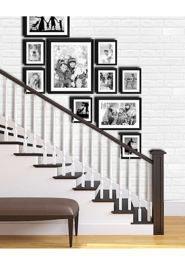 5 Adet X Tuğla Desenli 3D Strafor Köpük Duvar Kaplama Paneli (446785546)