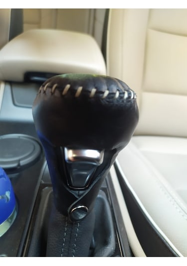 Toyota Corolla Uyumlu/Auris/Yaris 2007/12 Vites Kılıfı Hakiki Deri