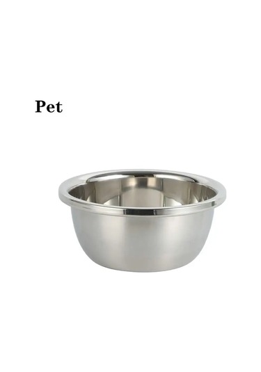 Verone Wood Orta Boy Köpekler İçin Çelik Kase 22 Cm 143081655