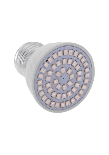 E27 5w 60 Led 2835 Smd Grow Ampul Lamba Bahçe Tesisi Çiçekli Hidroponik E27 80leds