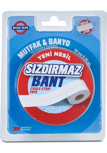 Boss Tape 0370 Mutfak Ve Banyo Sızdırmazlık Bandı 38mmx3.35m